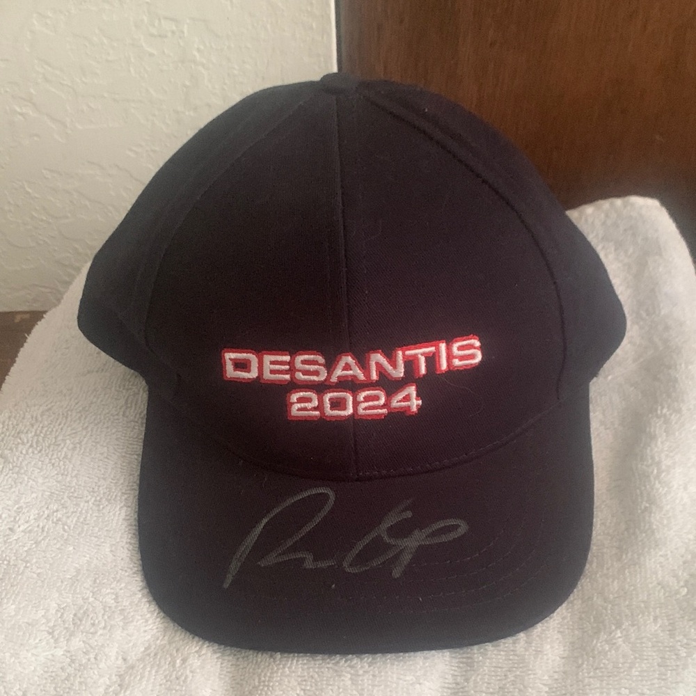 Ron DeSantis 2024 Hat – Signed (Unverified Signature)